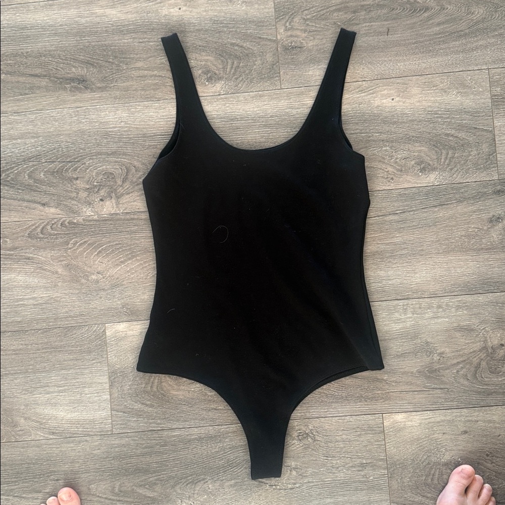 Women’s Scoop Neck One-Piece Bodysuit - Picture 5 of 5